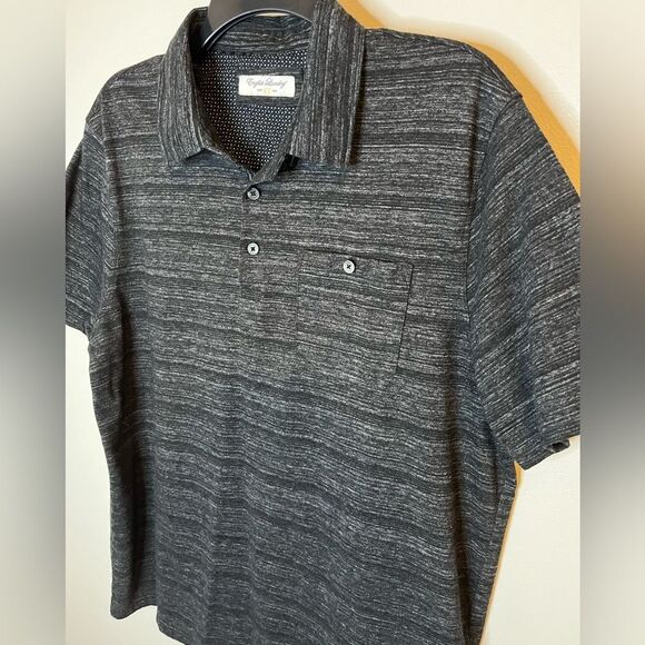 English Laundry Men’s Dark Grey Short Sleeve Polo Size Large - Picture 3 of 6